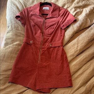 Urban Outfitters Brick Red Corduroy Jacket